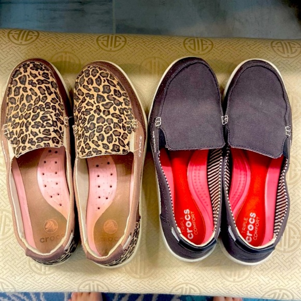 2 for 1 Croc Loafers - Sz 8